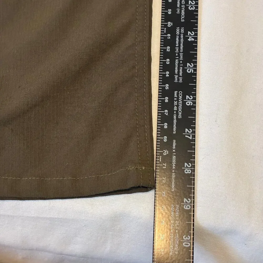 Edgevale Foothill Pant Mens 30x30 Forest Ripstop Hiking Stretch Double Knee USA
